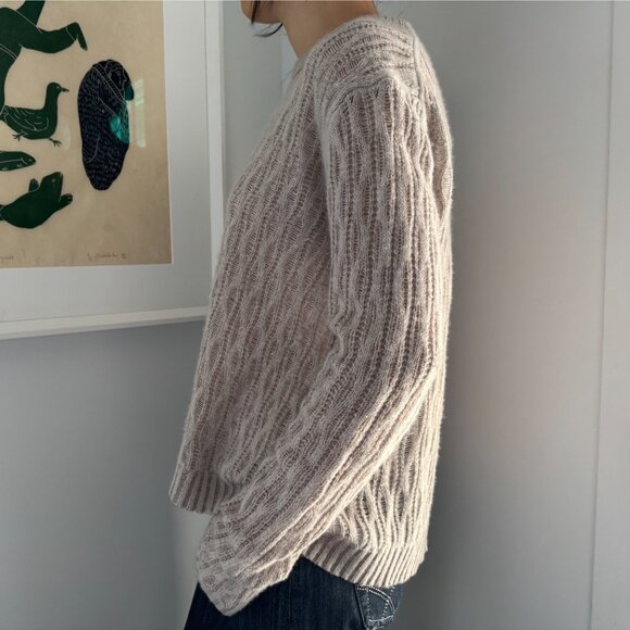 Inhabit Textured Open Back Sweater, size XS - Picture 3 of 10
